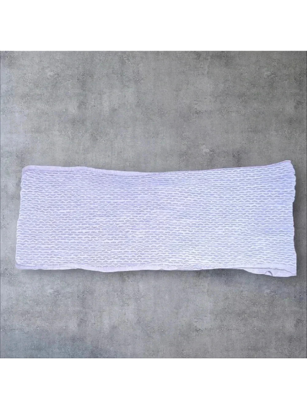 Free people Textured White Bandeau Top